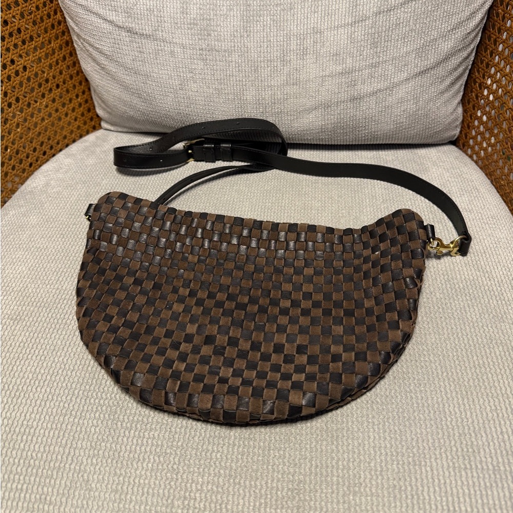 Clare V Grande Fanny Black and Brown Checkered - Picture 7 of 10